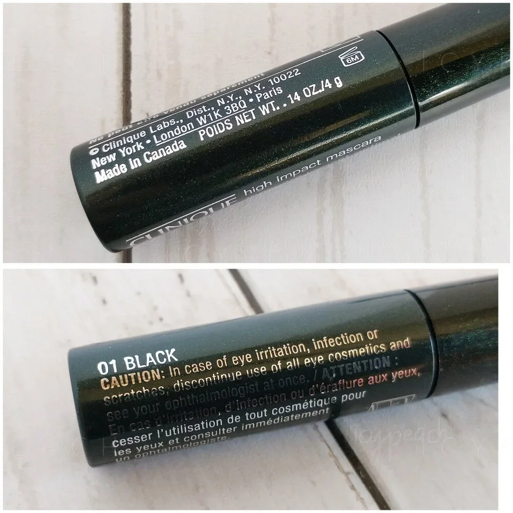Clinique High Impact Mascara 6 Pack Black Travel Size Minis Volumizing Lengthen